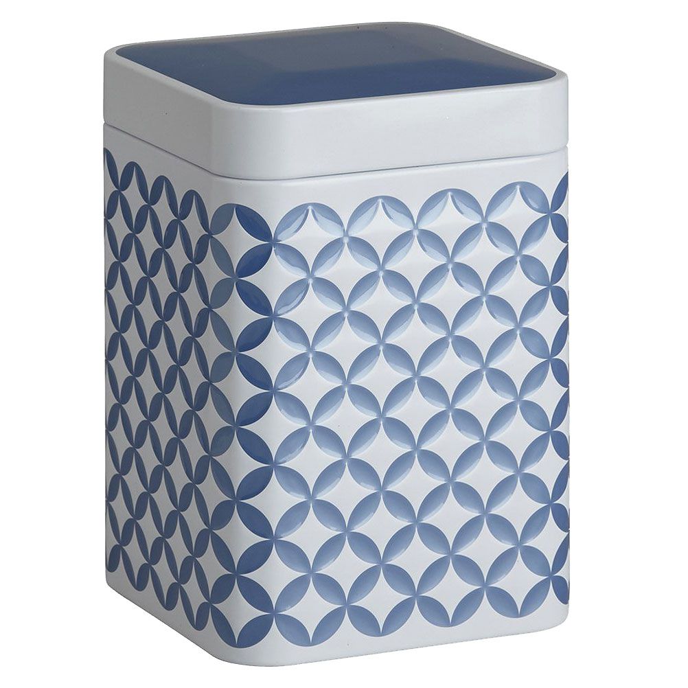 Boite bleue pour le thé contenance 200g (photo) Boite bleue pour le thé contenance 200g
