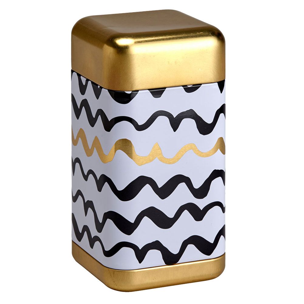 Petite boite vagues pour le thé contenance 200g Petite boite vagues pour le thé contenance 200g