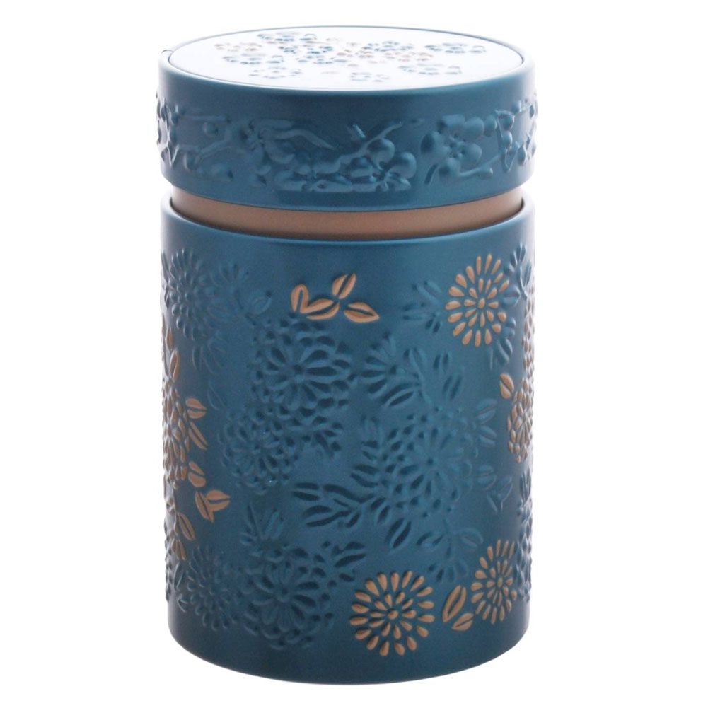 Petite boite bleue pour le thé contenance 150g Petite boite bleue pour le thé contenance 150g