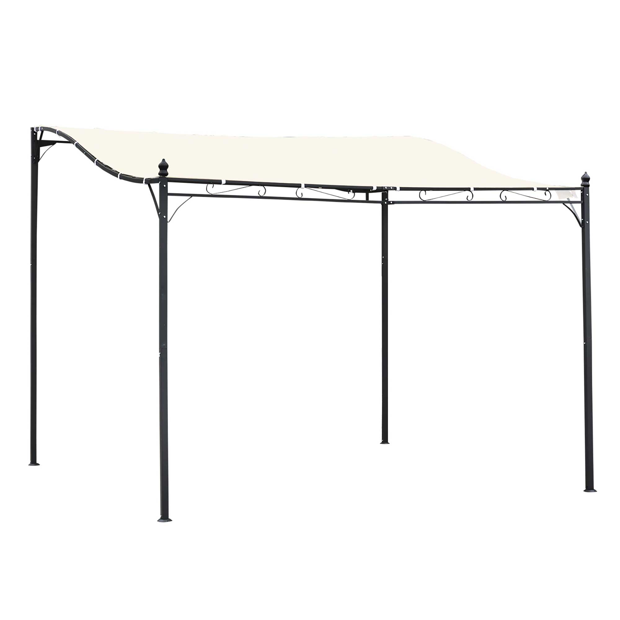 Pergola tonnelle de jardin crème