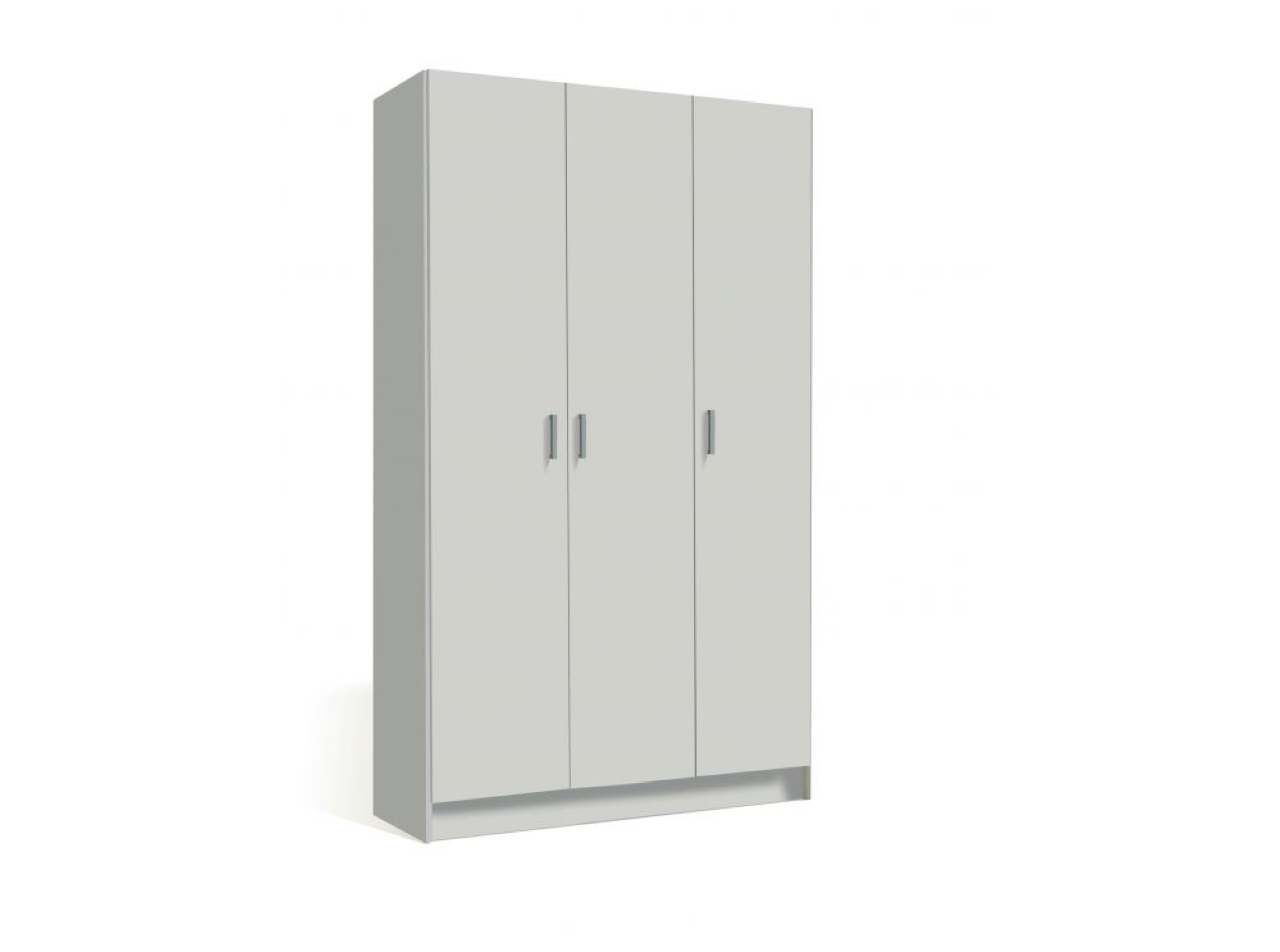 Armoire blanche 3 portes L108,8cm x H180cm (photo) Armoire blanche 3 portes L108,8cm x H180cm