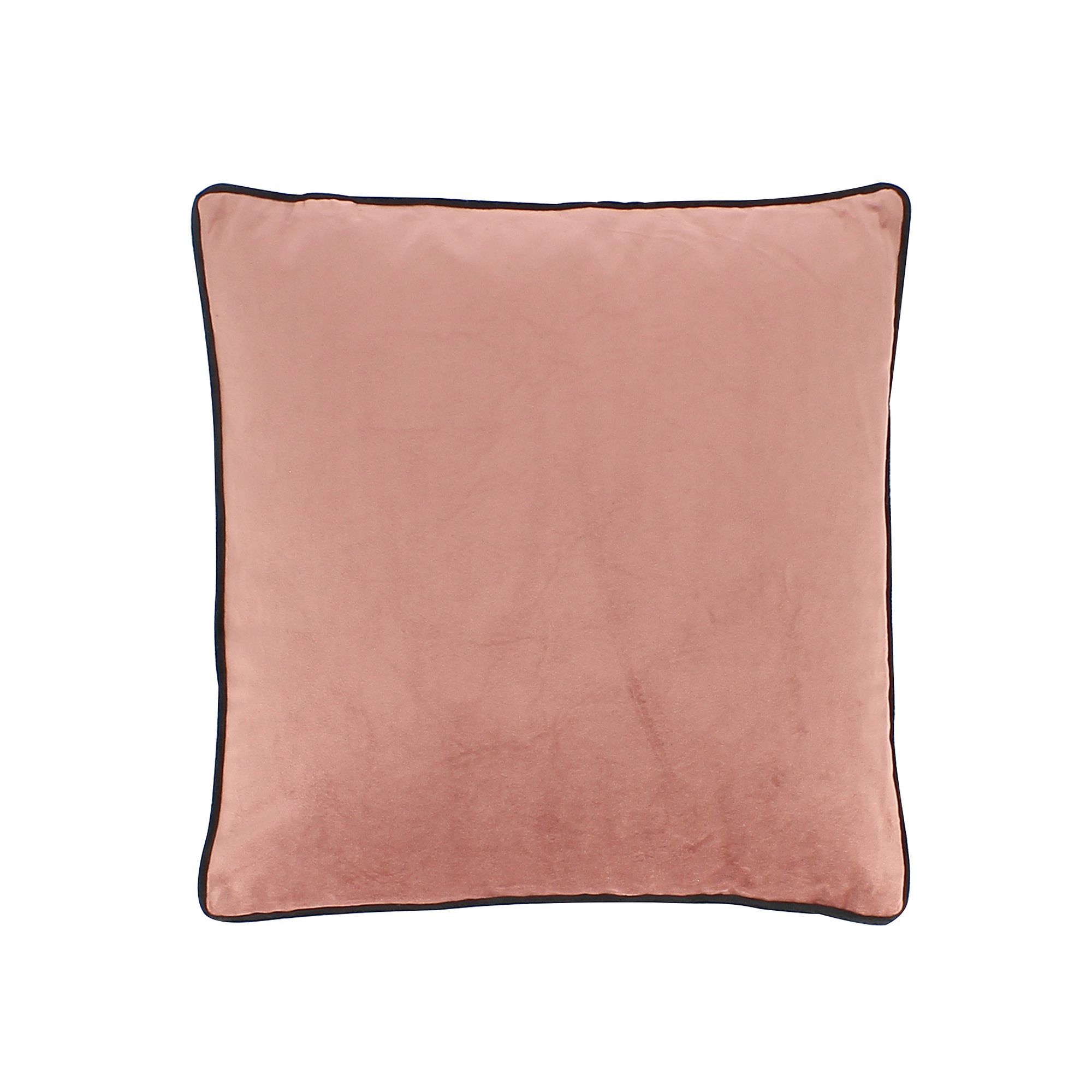 Coussin en velours rose et noir 40x40 Coussin en velours rose et noir 40x40