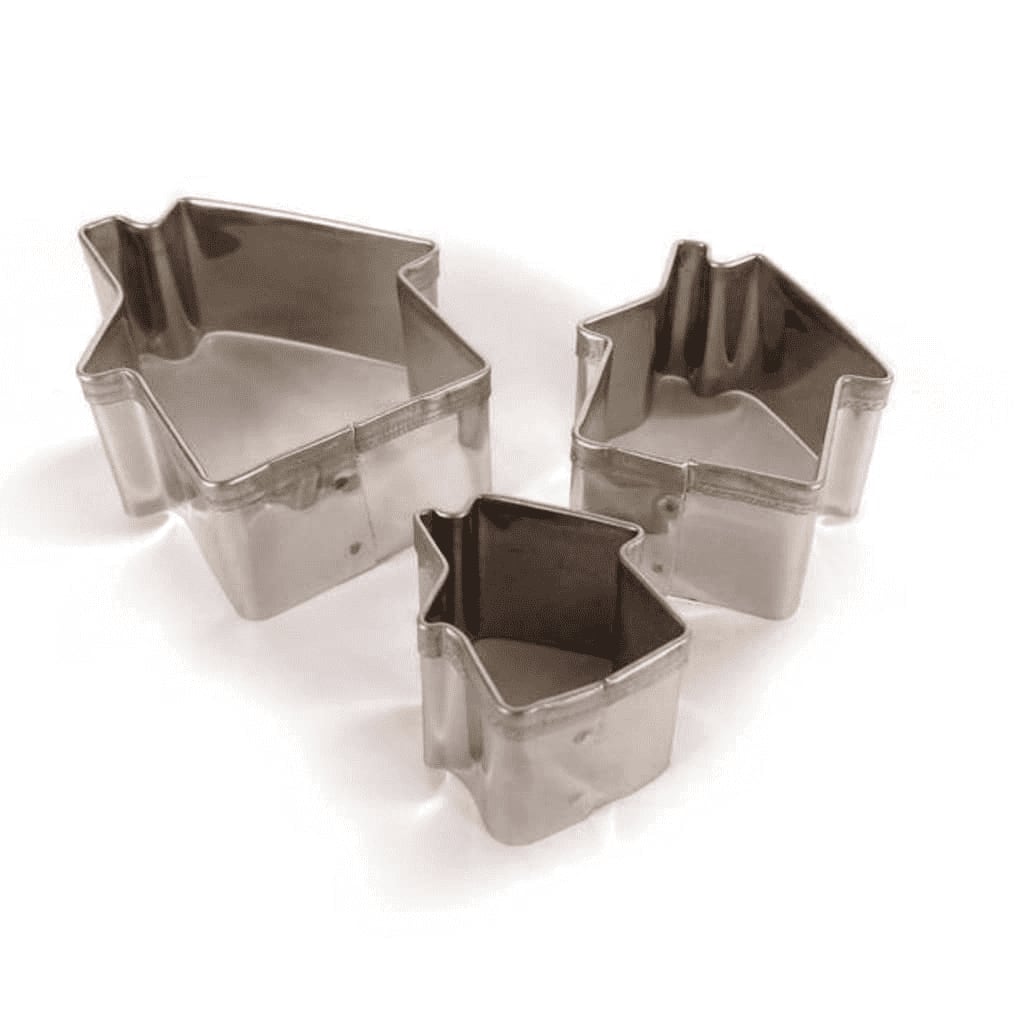 3 mini emporte-pièces inox maisons 3 mini emporte-pièces inox maisons