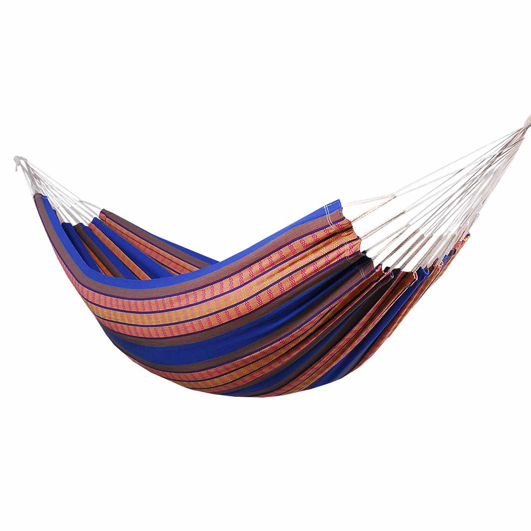 Hamac simple en tissu bleu