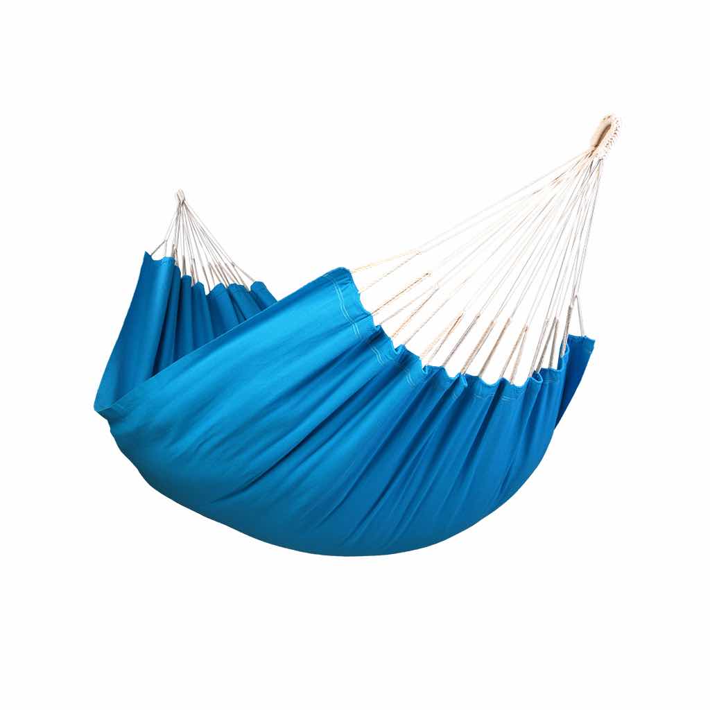 Hamac simple uni bleu