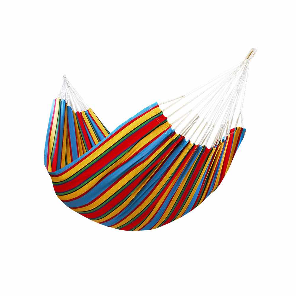 Hamac double multicolore