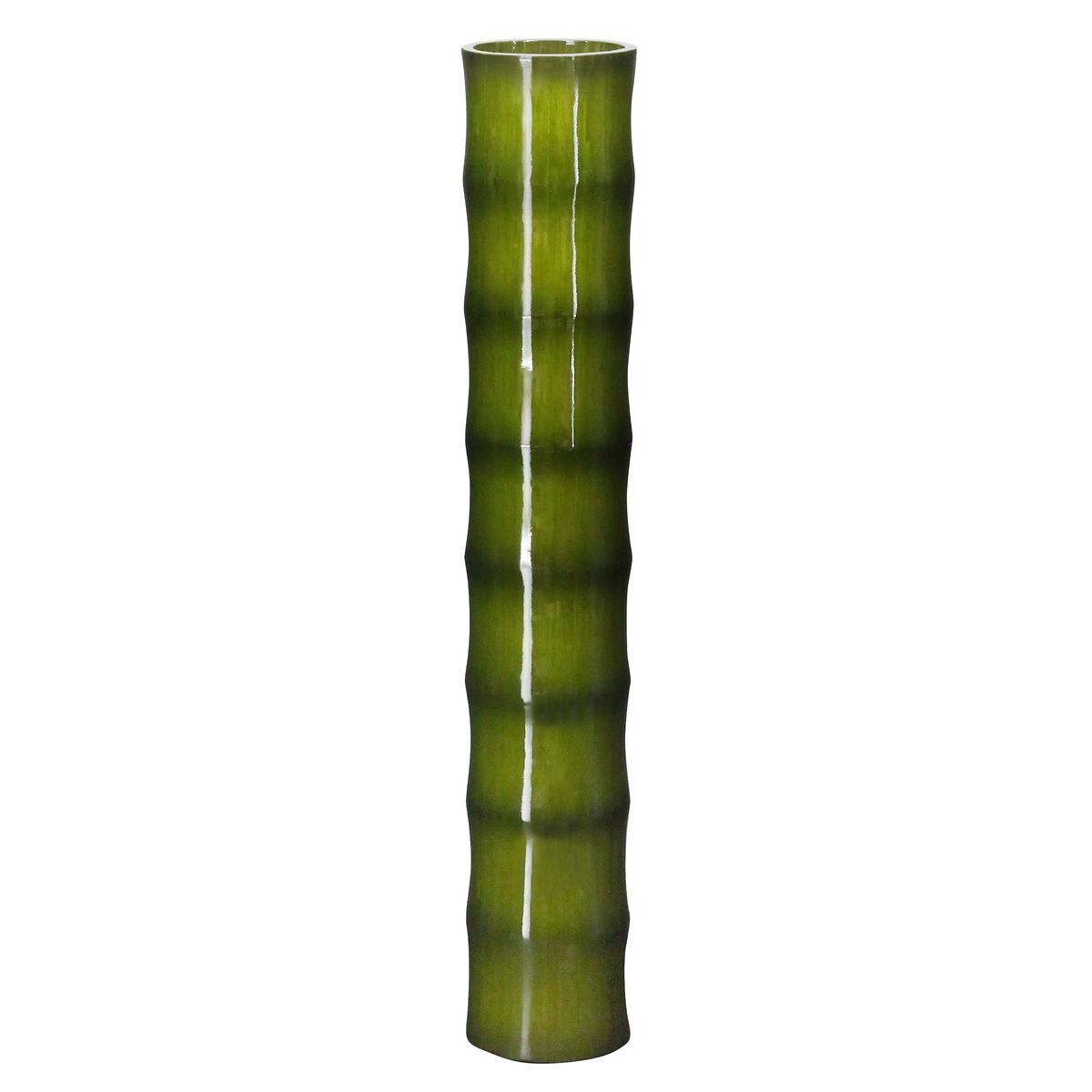 Vase en bambou vert H80