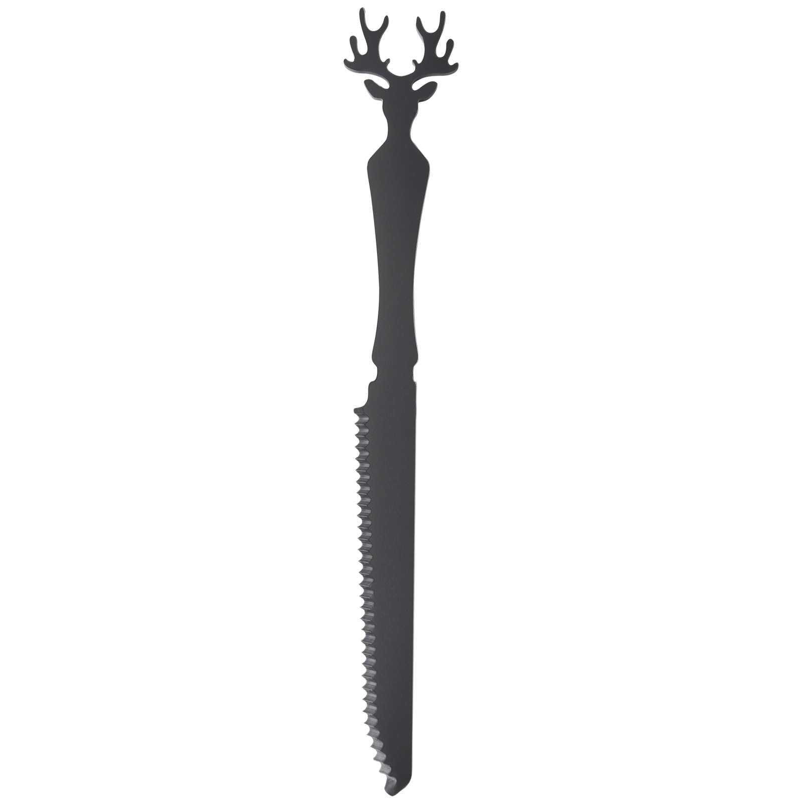 Couteau à pain renne anthracite Couteau à pain renne anthracite
