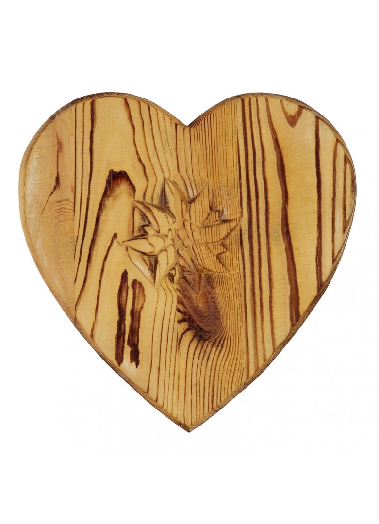 Dessous de plat coeur bois vieilli Dessous de plat coeur bois vieilli