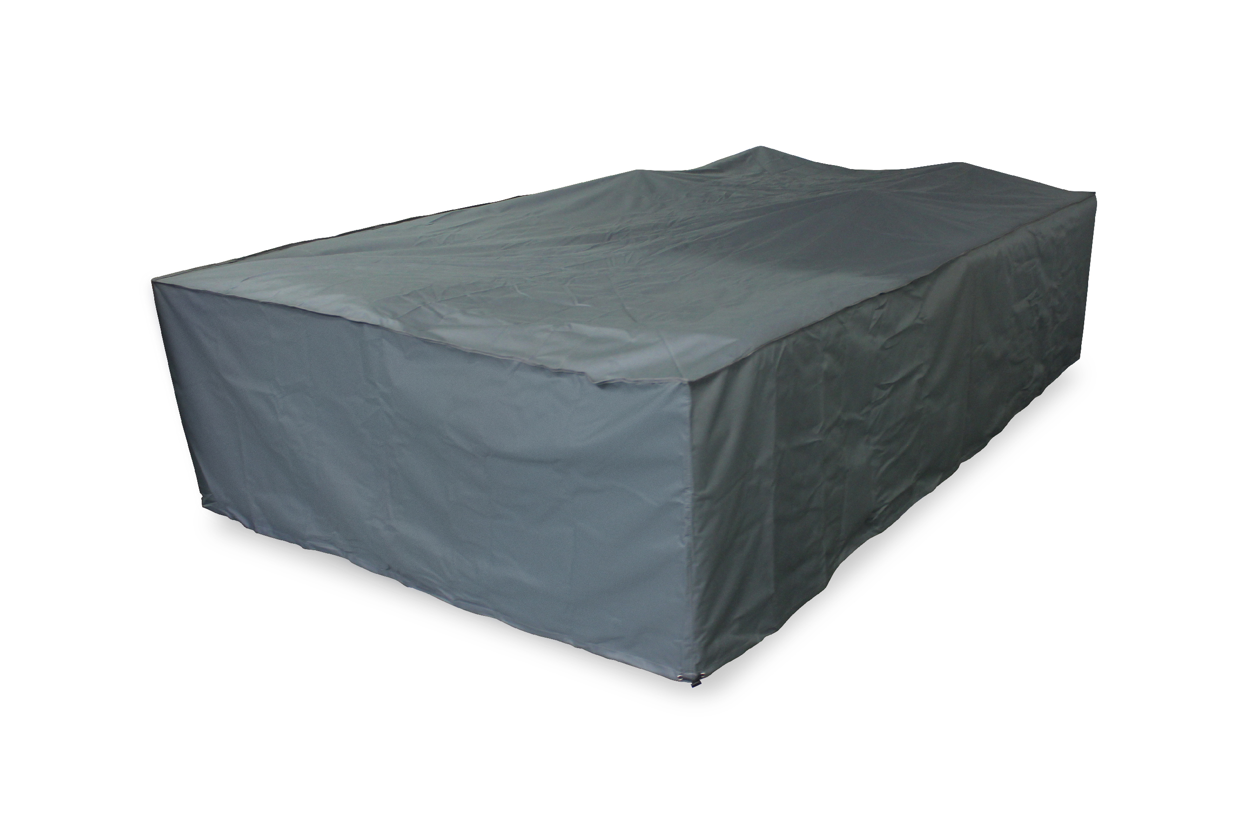 Housse de protection pour salon de jardin en polyester gris ciment Housse de protection pour salon de jardin en polyester gris ciment