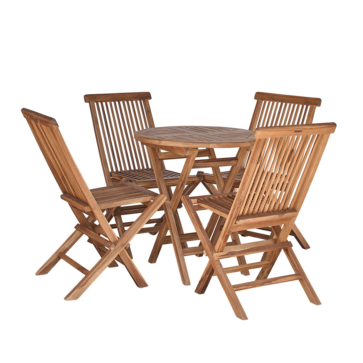 Salon de jardin en teck huilé 4 personnes