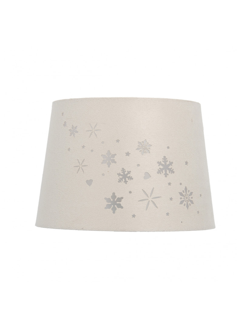 Abat-jour flocon crème 23cm (photo) Abat-jour flocon crème 23cm