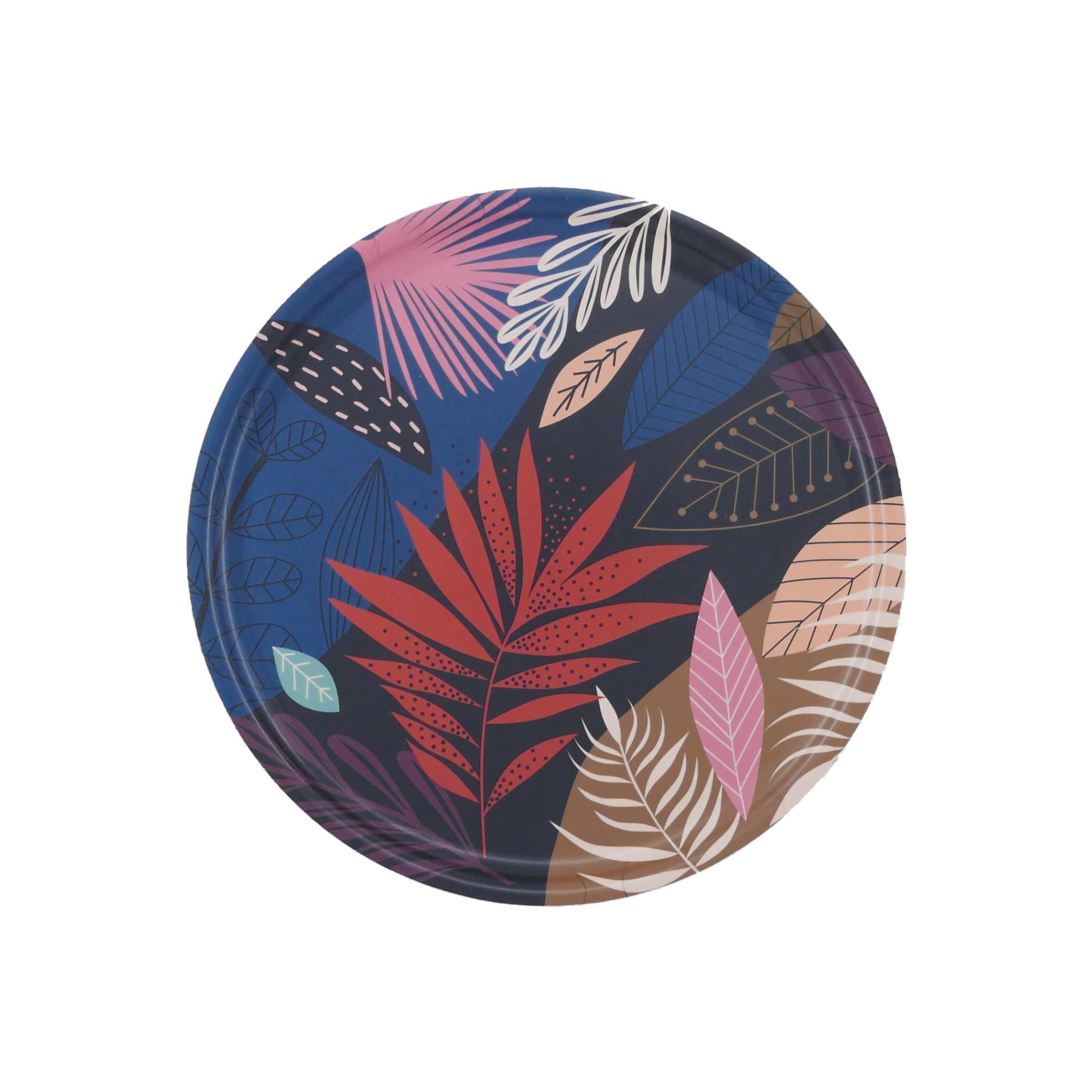 Plateau rond en bois exotic 35 cm