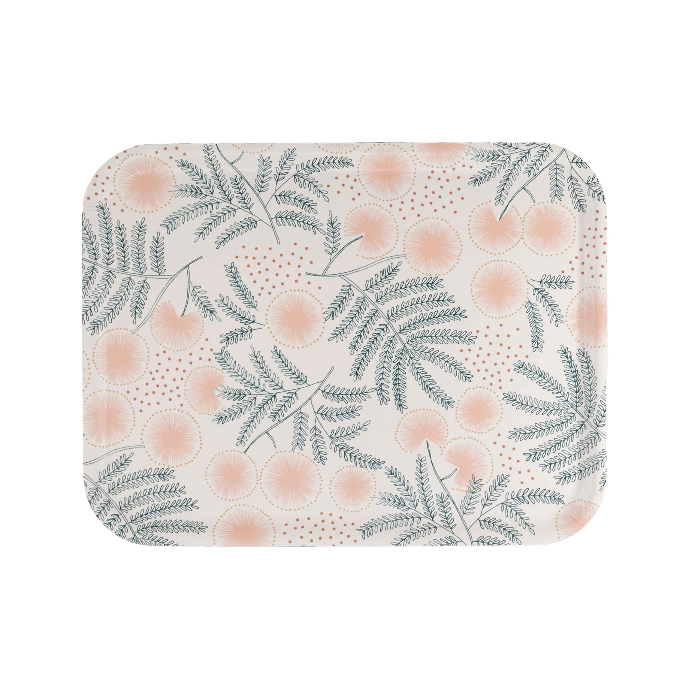 Grand plateau rectangle en bois albizia 43x33 cm Grand plateau rectangle en bois albizia 43x33 cm