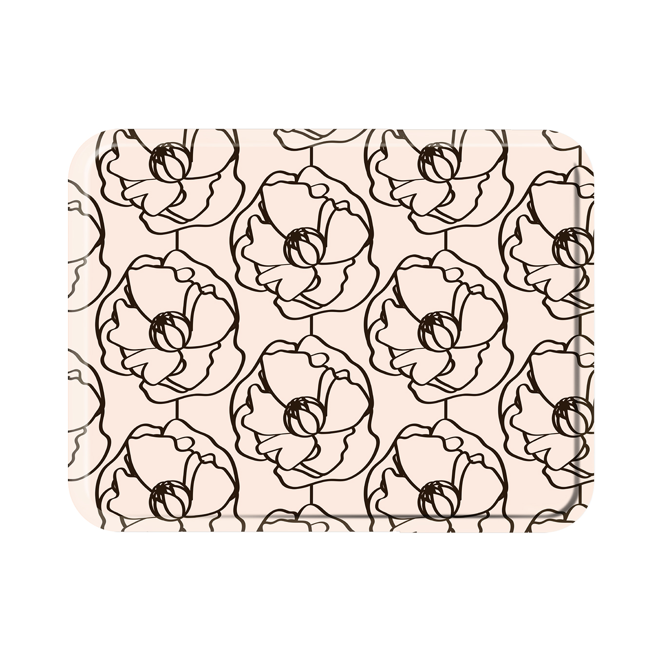 Grand plateau en bois rectangulaire dentelle 43x33 cm (photo) Grand plateau en bois rectangulaire dentelle 43x33 cm