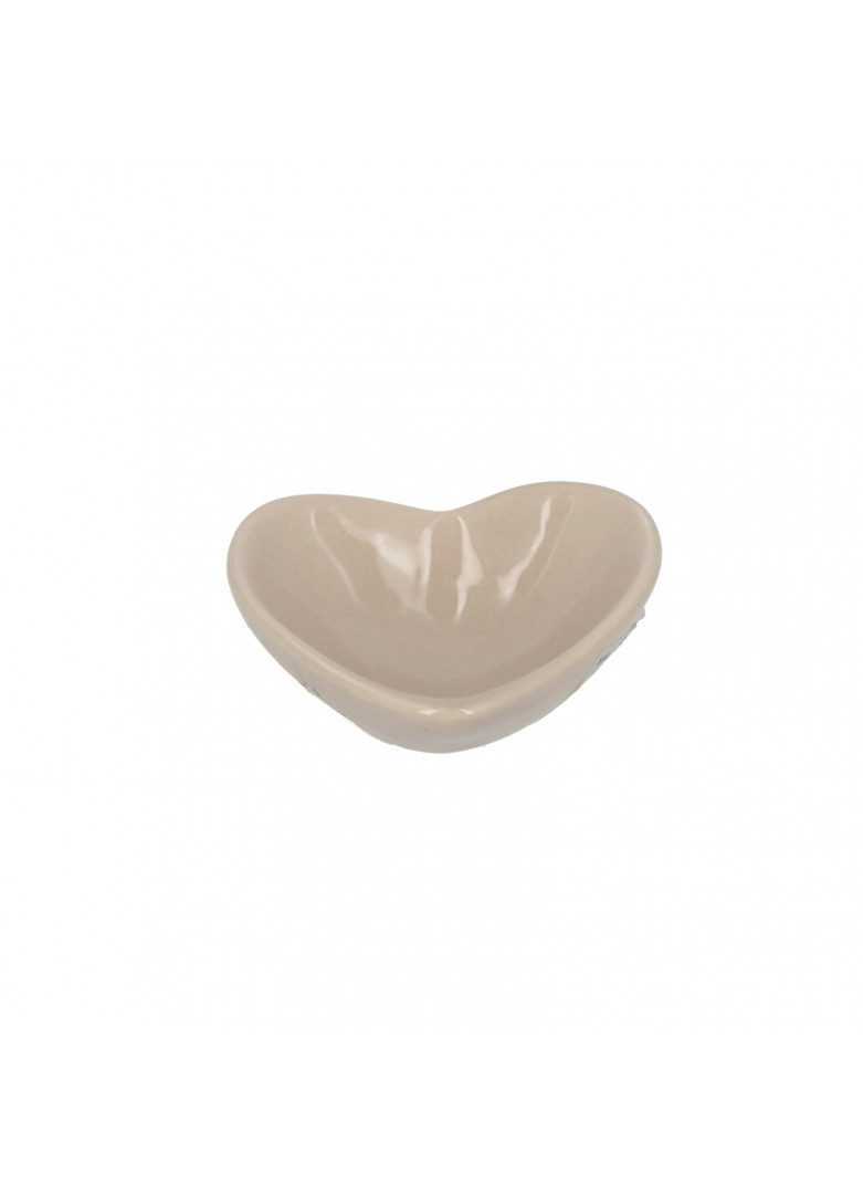Mini ramequin cœur beige Mini ramequin cœur beige