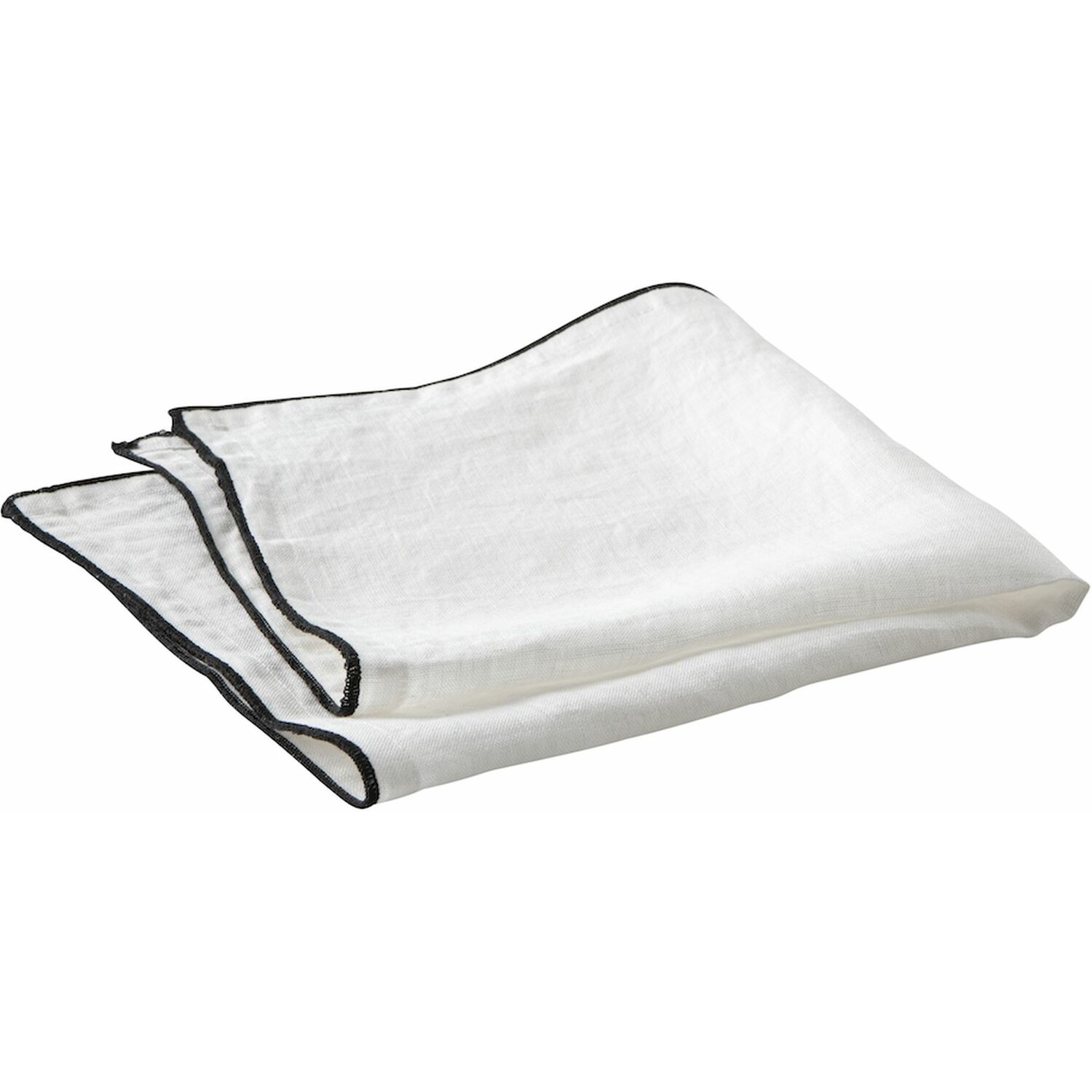 Serviette de table lin blanc 40x40 cm