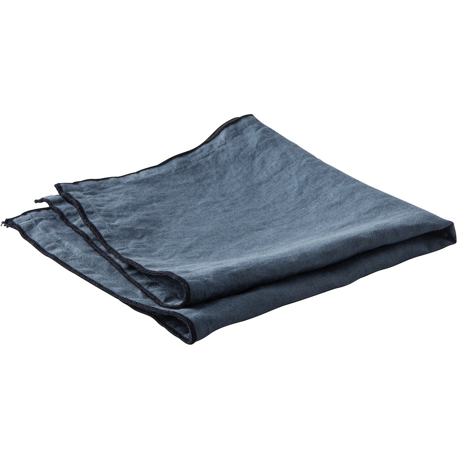 Serviette de table lin bleu 40x40 cm Serviette de table lin bleu 40x40 cm