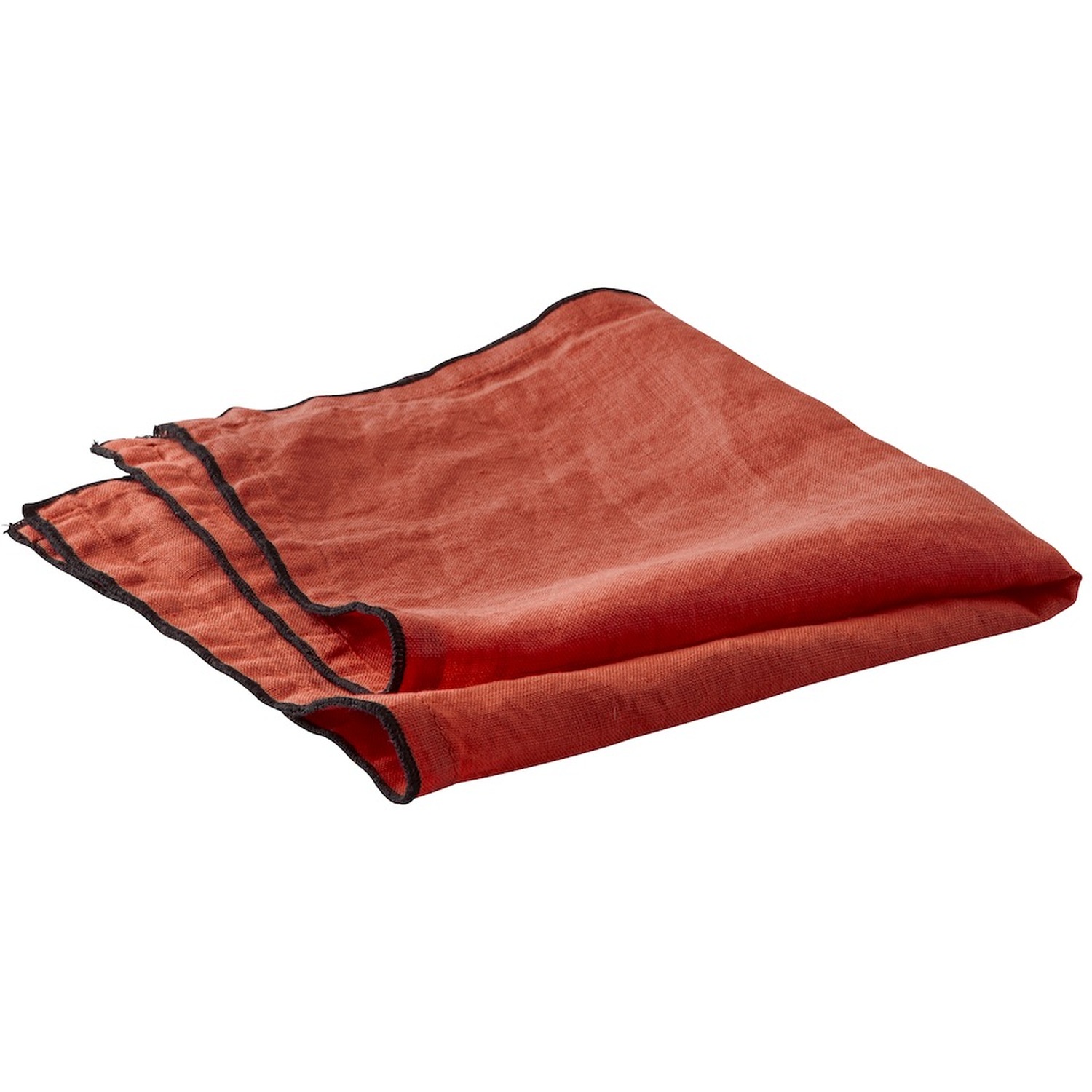 Serviette de table lin rouge 40x40 cm Serviette de table lin rouge 40x40 cm
