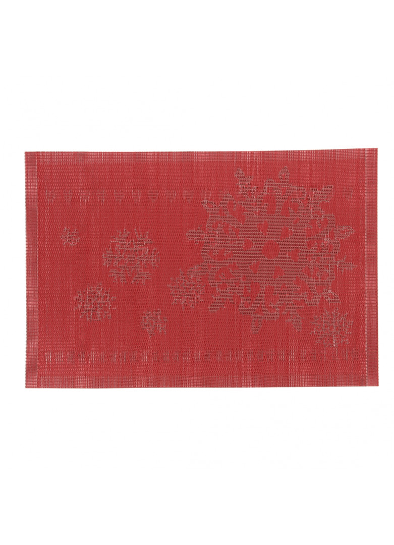 Set de table en PVC rouge 45x30
