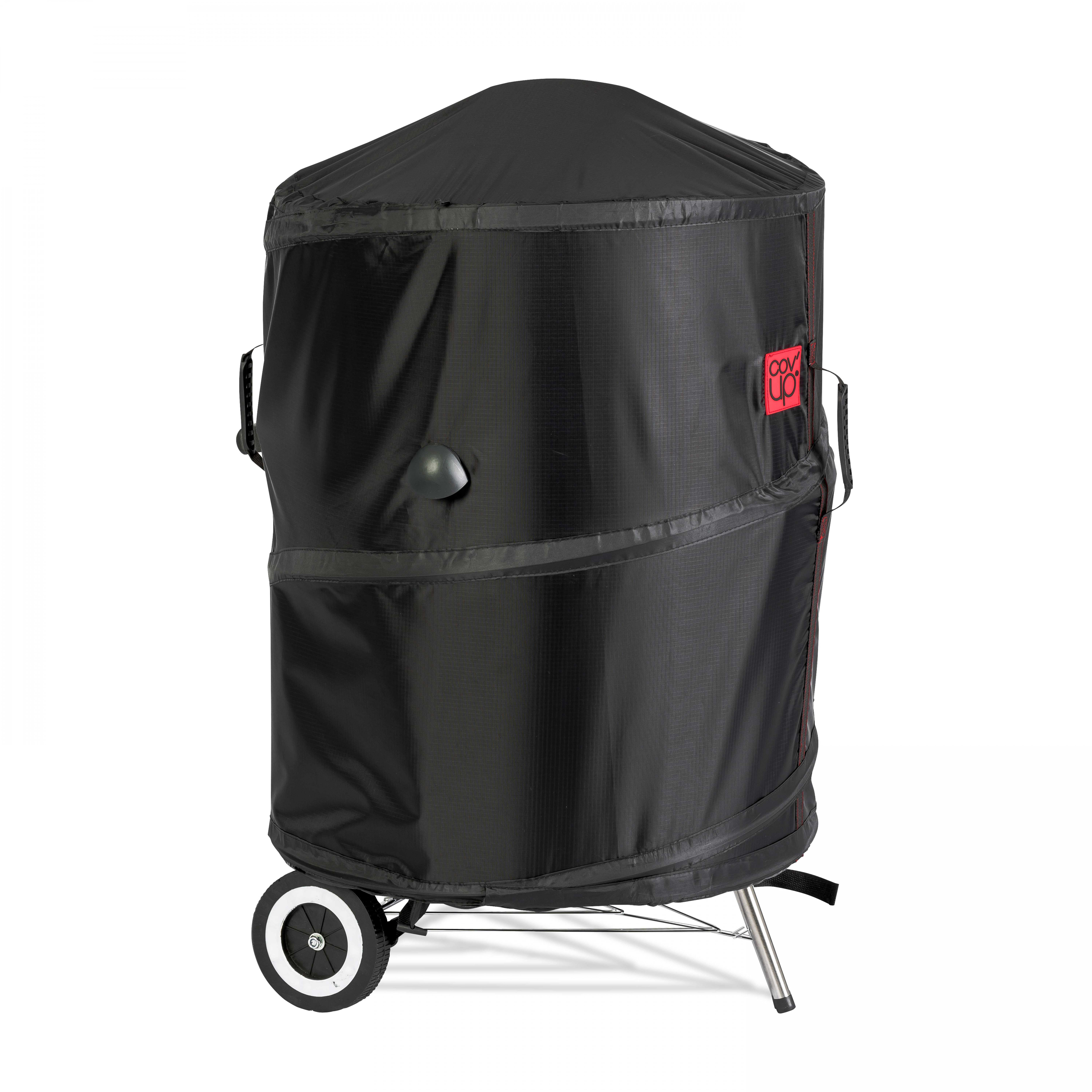 Houuse ronde m de barbecue en polyester noir