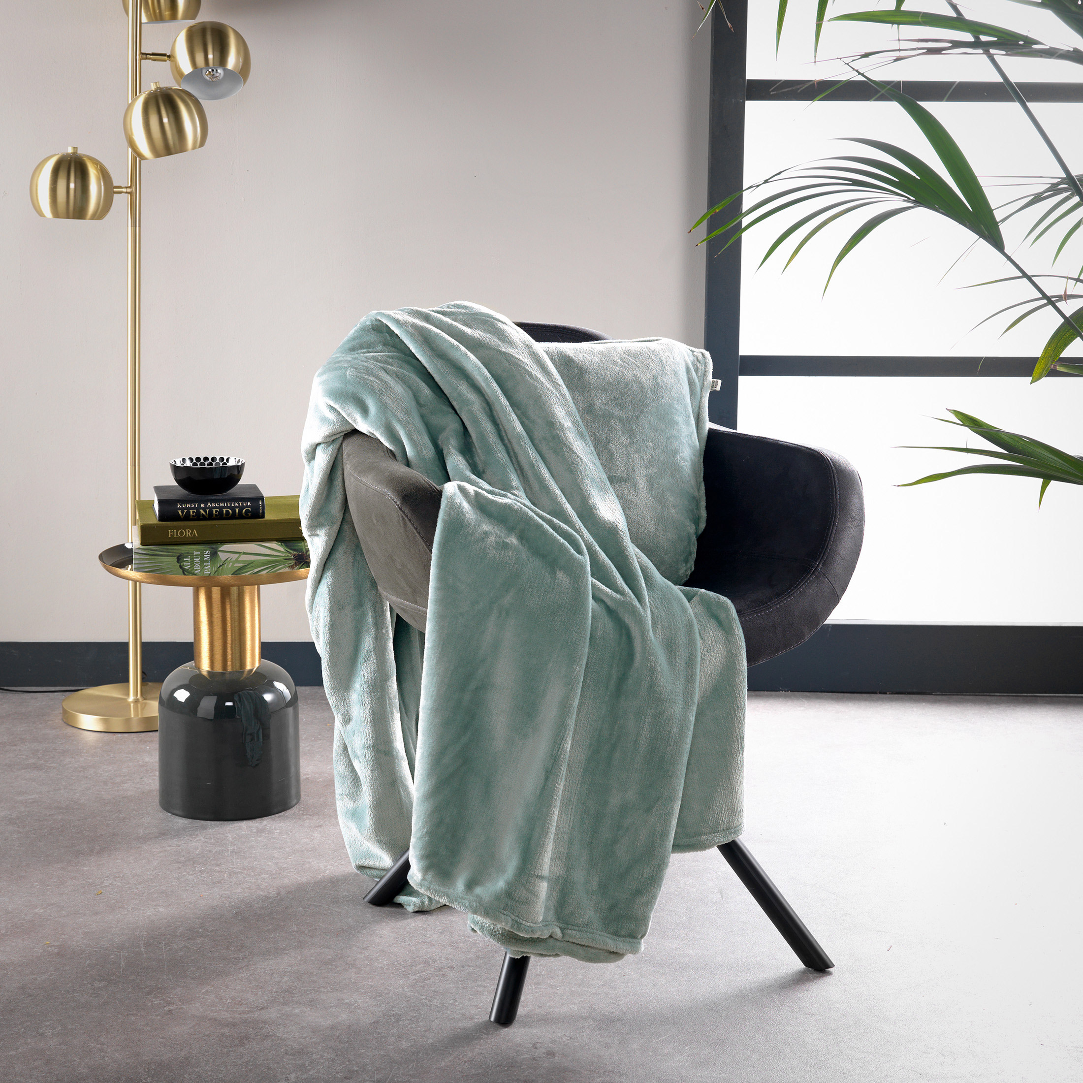 Plaid en polyester Jade 150x200 (photo) Plaid en polyester Jade 150x200