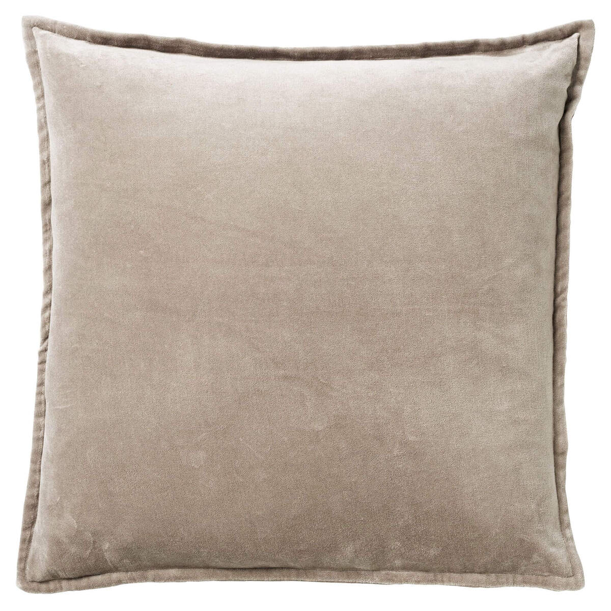 coussin en velours Marron 50x50 (photo) coussin en velours Marron 50x50