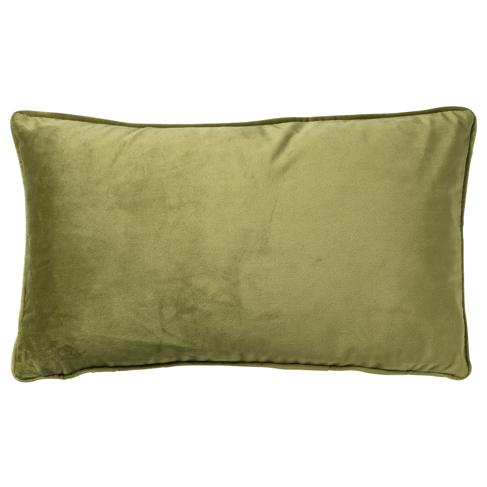 coussin en velours Kaki 30x50 (photo) coussin en velours Kaki 30x50