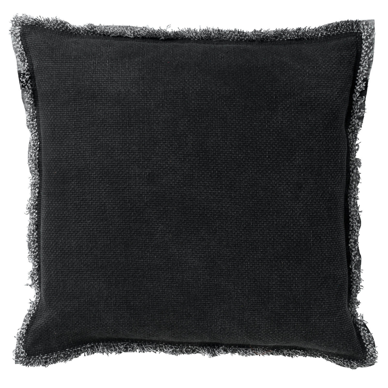 Coussin - Noir en coton 45x45 cm Coussin - Noir en coton 45x45 cm