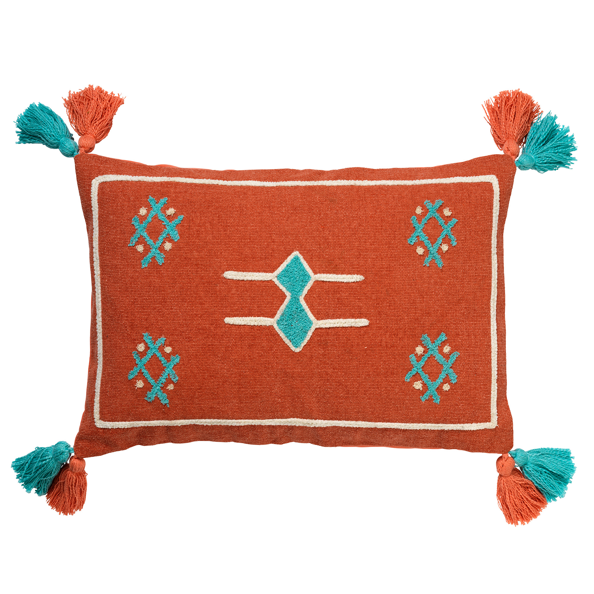 coussin en coton Corail 40x60 (photo) coussin en coton Corail 40x60