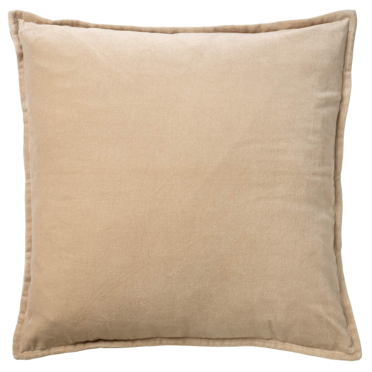 Housse de coussin en velours Beige 50x50 (photo) Housse de coussin en velours Beige 50x50