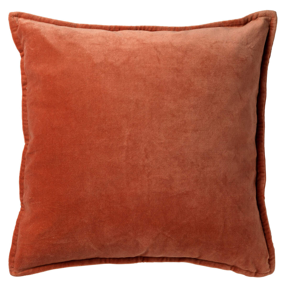 Housse de coussin en velours Terracotta 50x50 Housse de coussin en velours Terracotta 50x50