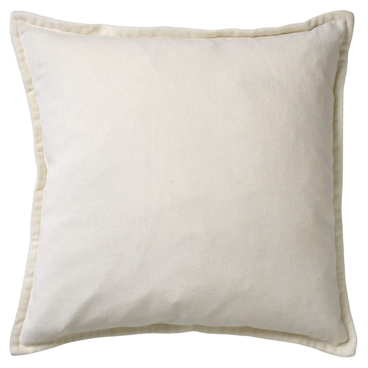 Housse de coussin en velours Blanc 50x50 (photo) Housse de coussin en velours Blanc 50x50