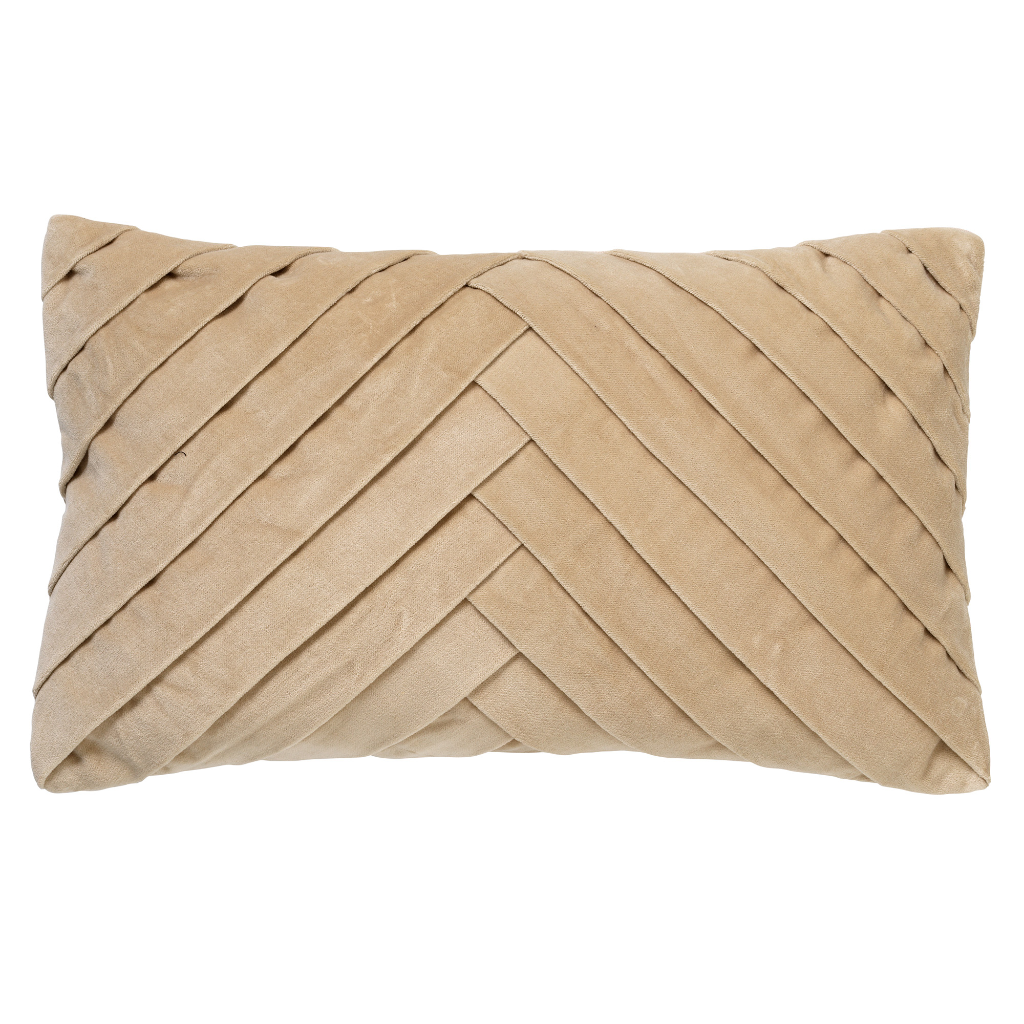 Housse de coussin en velours Beige 30x50 (photo) Housse de coussin en velours Beige 30x50