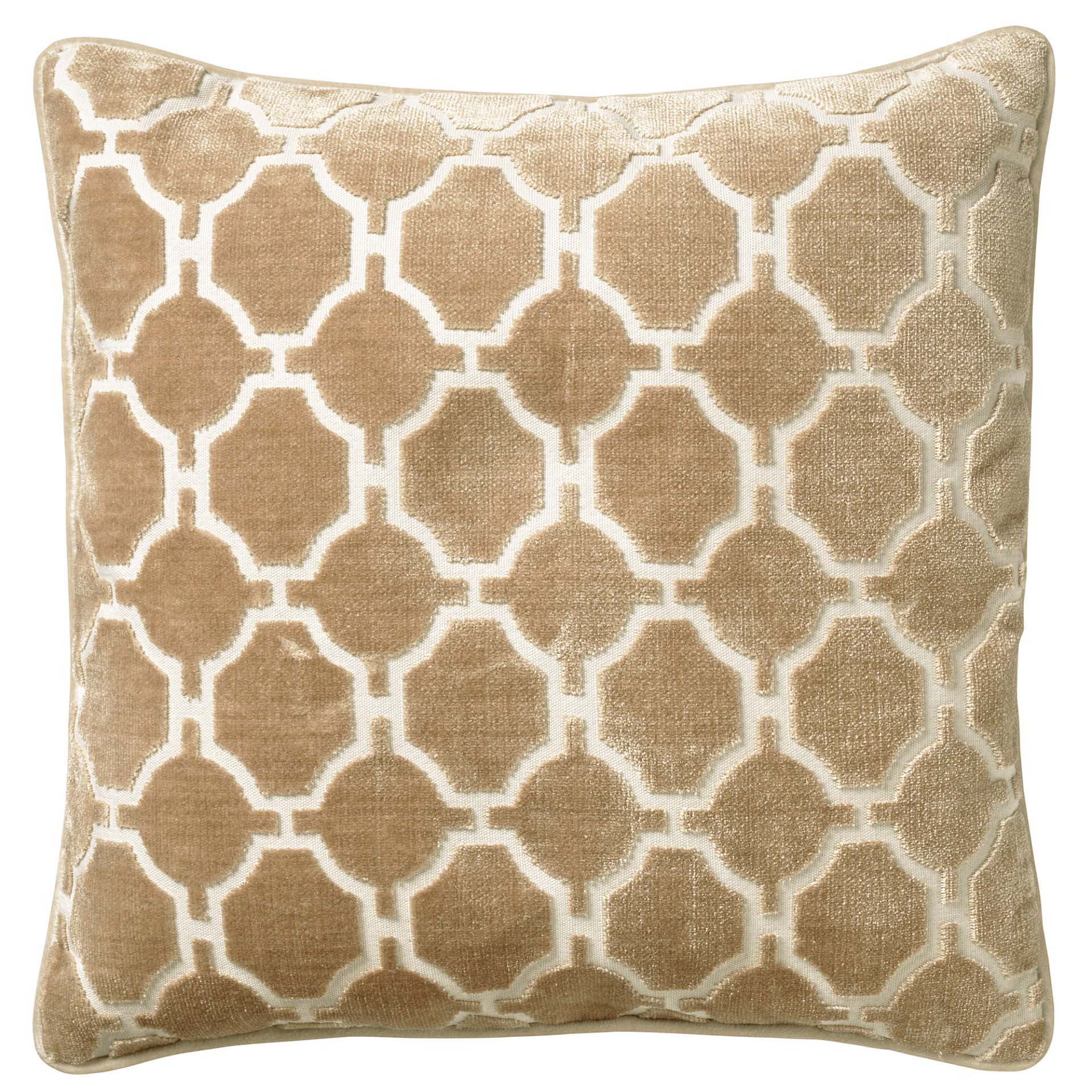 Housse de coussin en velours Beige 45x45 (photo) Housse de coussin en velours Beige 45x45