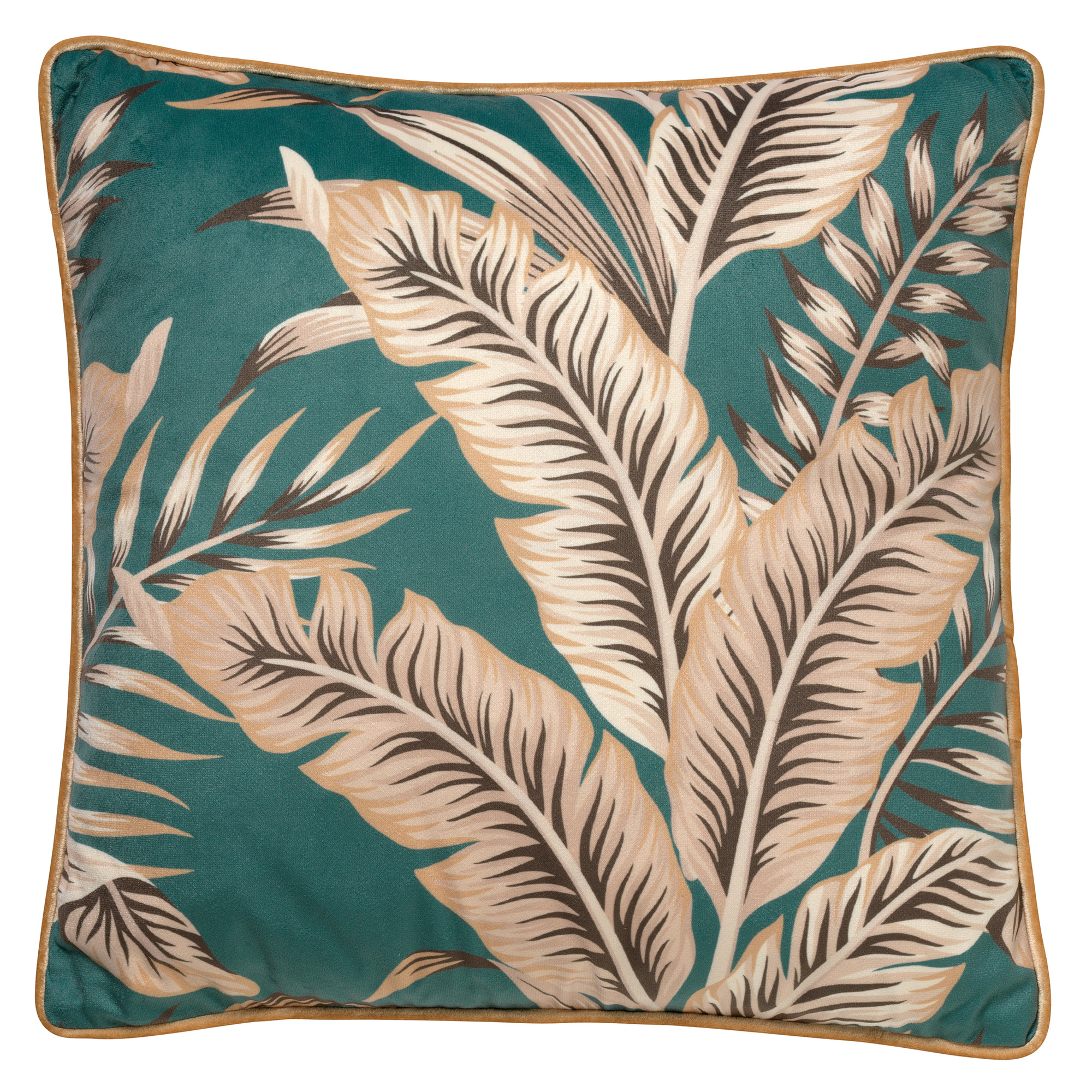 Housse de coussin en velours Vert pin 45x45 Housse de coussin en velours Vert pin 45x45