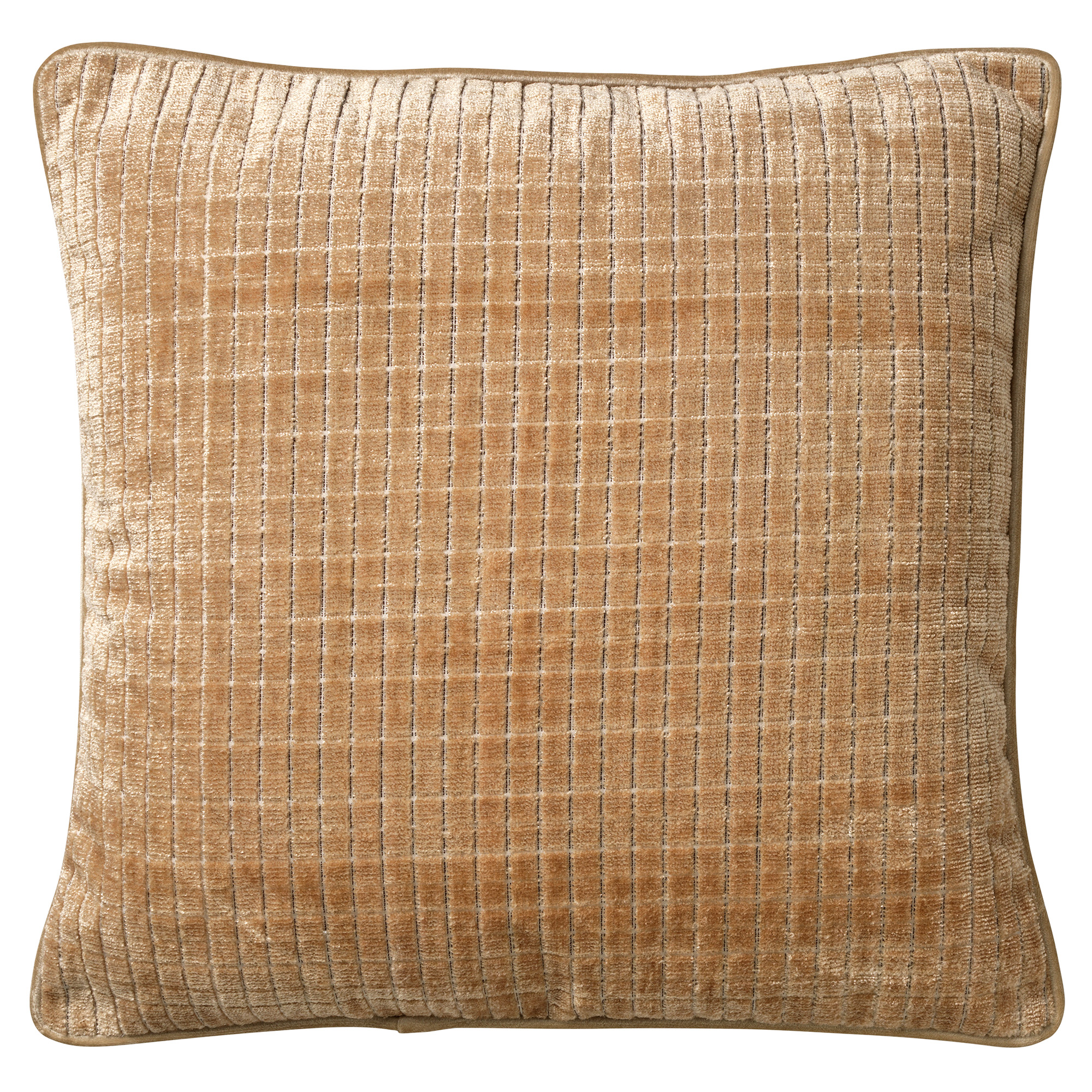 Housse de coussin en velours Beige 45x45 (photo) Housse de coussin en velours Beige 45x45