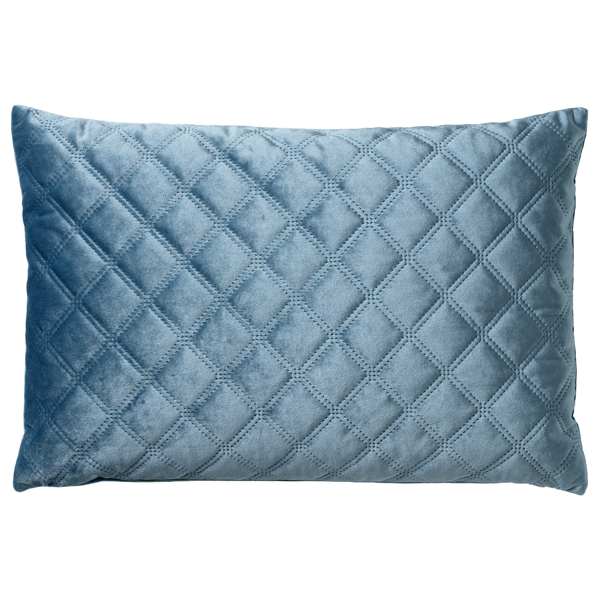 Housse de coussin en velours Bleu 40x60 (photo) Housse de coussin en velours Bleu 40x60