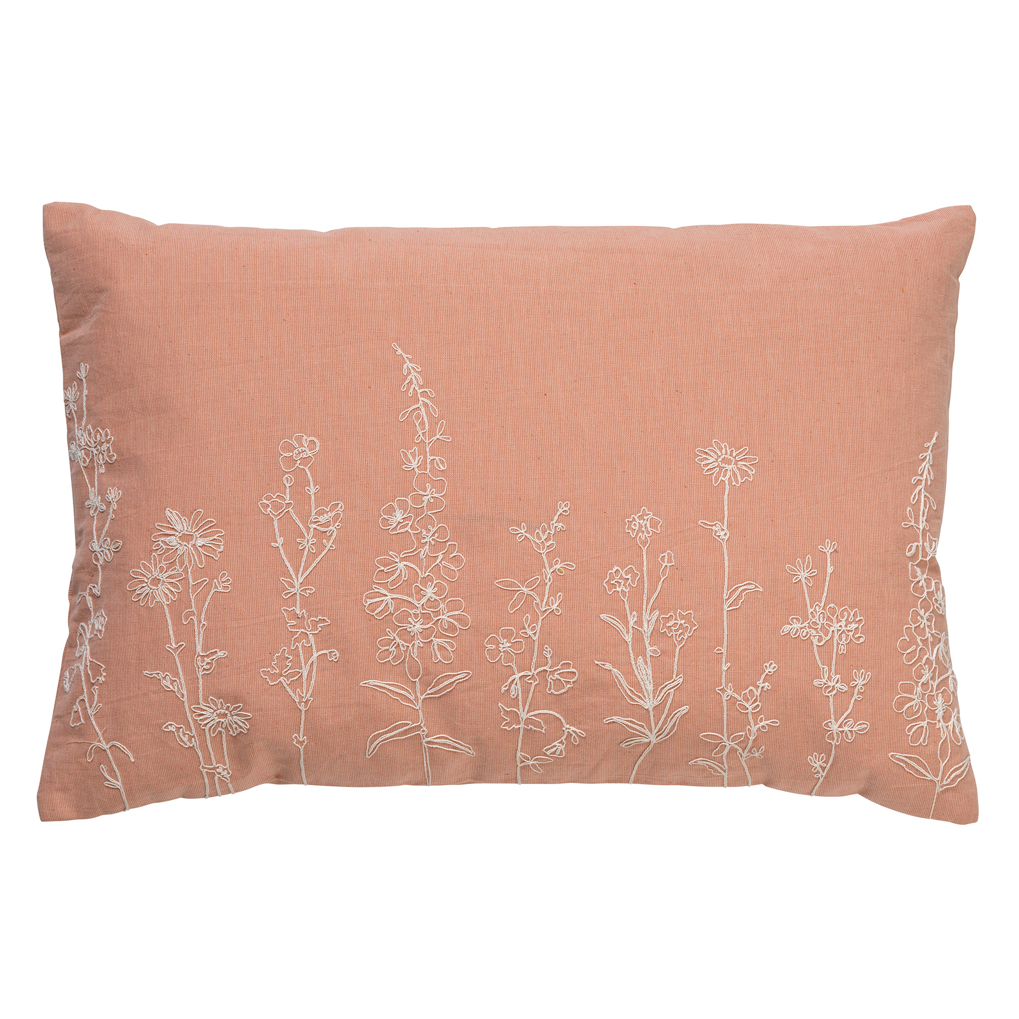 Housse de coussin en velours avec des fleurs Rose vieux 40x60 (photo) Housse de coussin en velours avec des fleurs Rose vieux 40x60