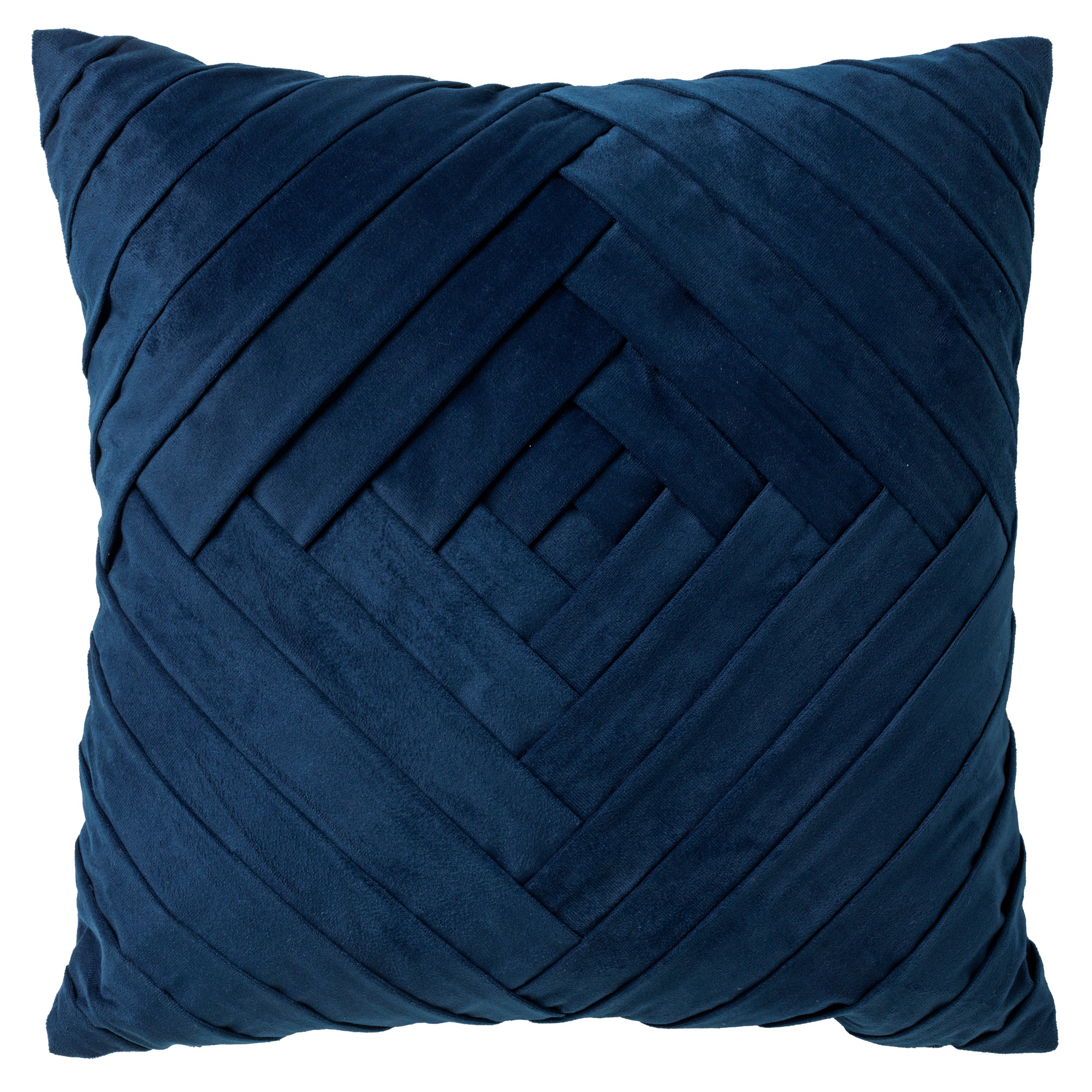 Housse de coussin en velours Bleu saphir 45x45 (photo) Housse de coussin en velours Bleu saphir 45x45