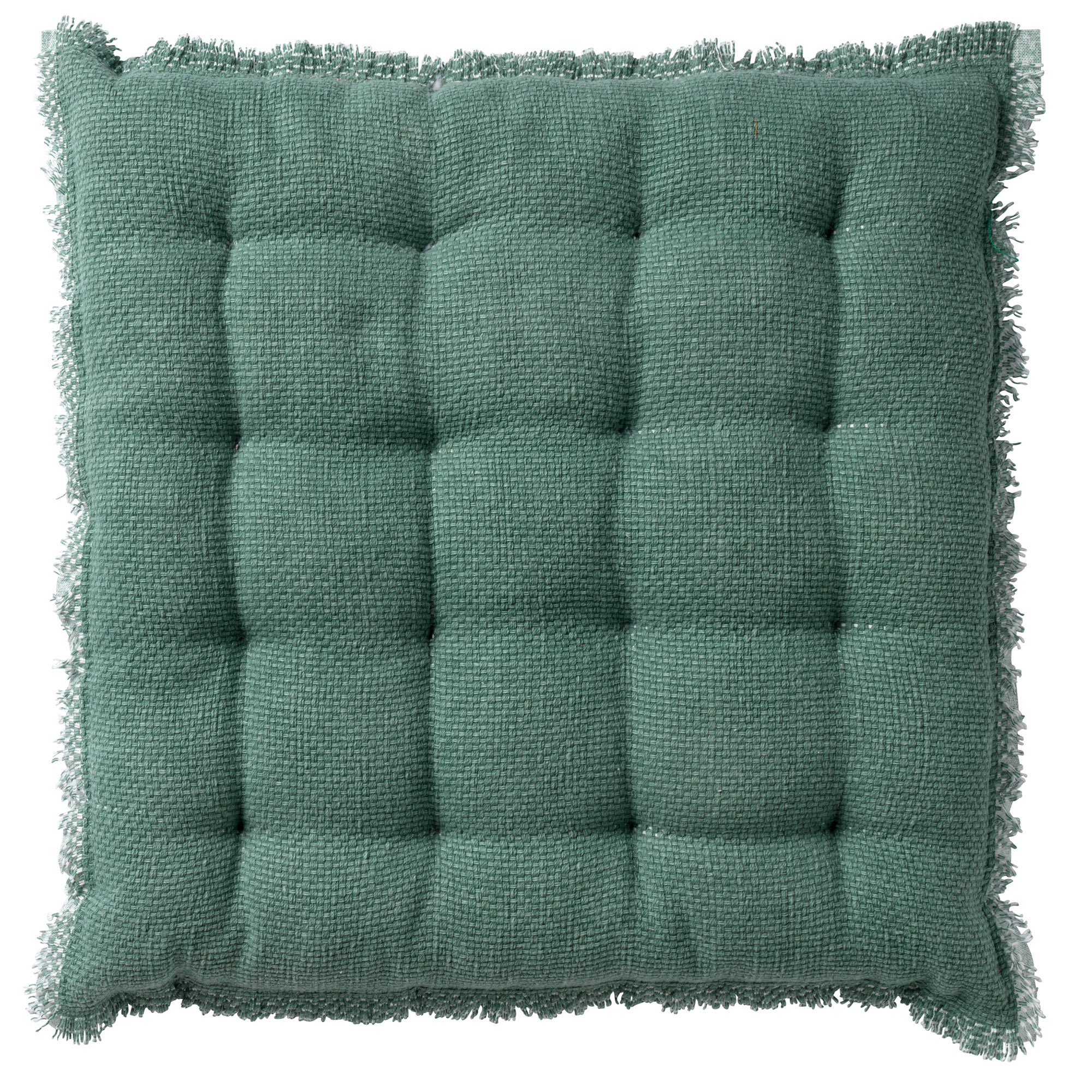 Coussin de sol en coton Jade 40x40 (photo) Coussin de sol en coton Jade 40x40