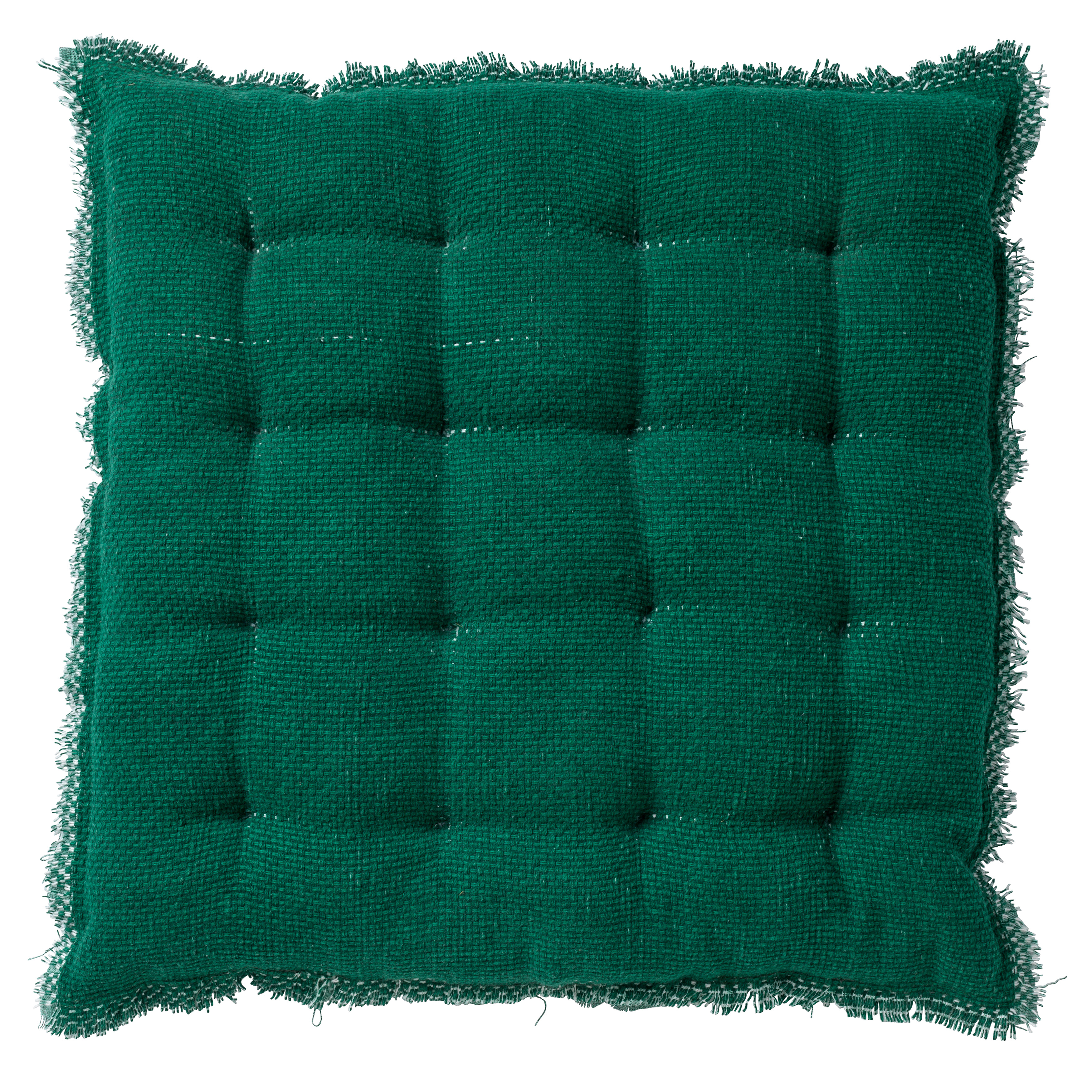 Coussin de sol en coton Vert 40x40 (photo) Coussin de sol en coton Vert 40x40