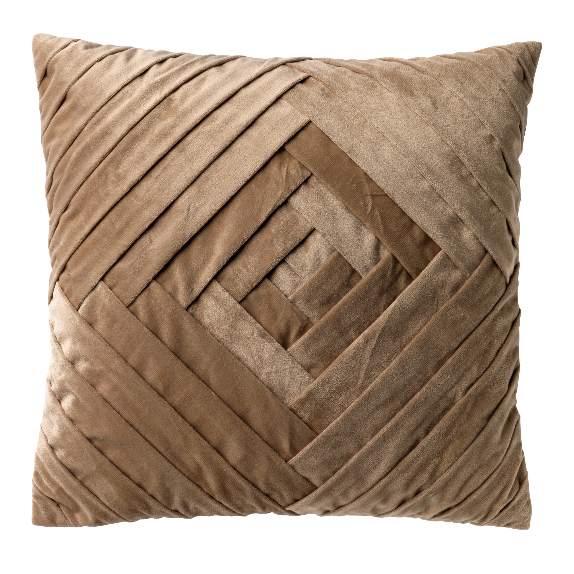 Coussin en velours Beige 45x45 Coussin en velours Beige 45x45