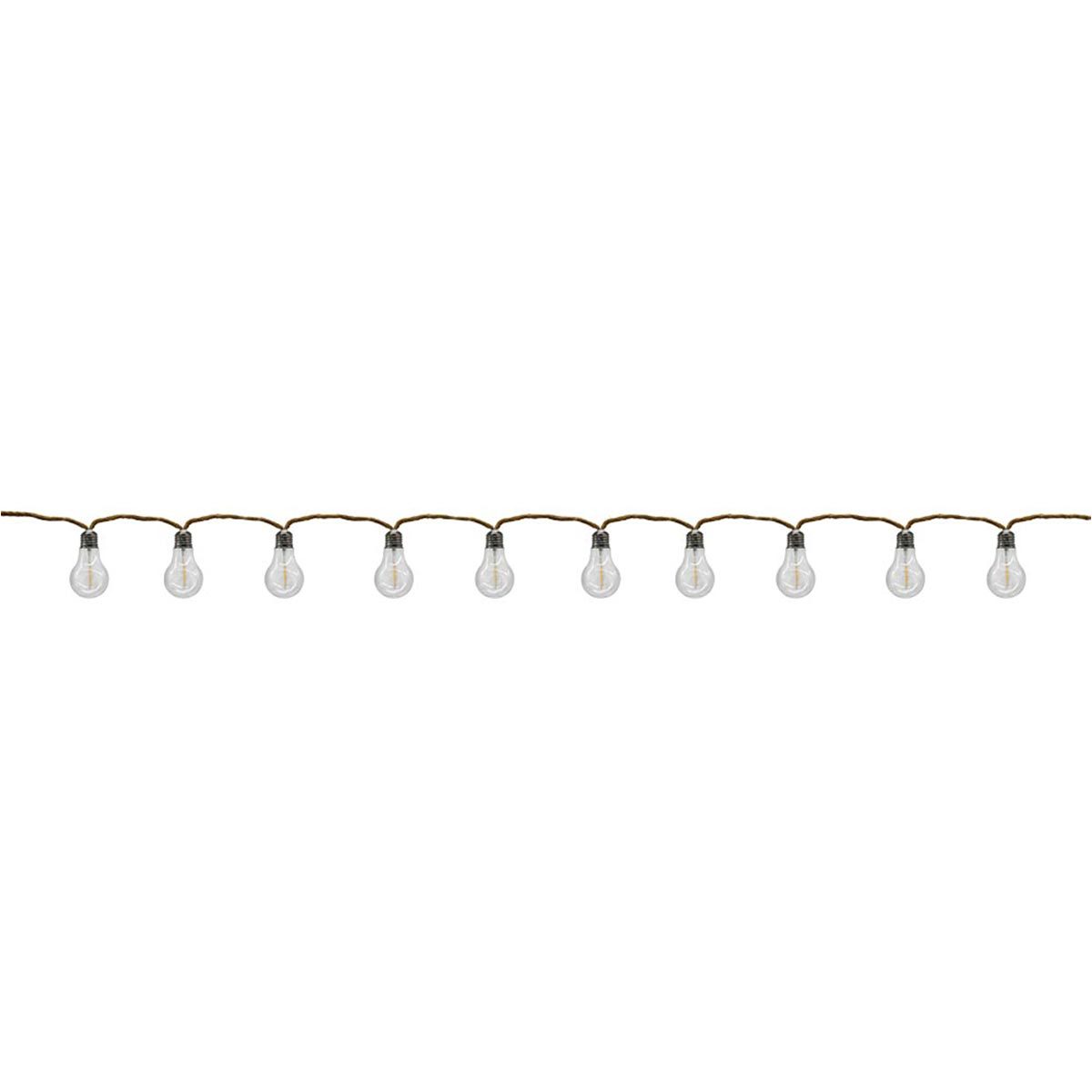 Guirlande lumineuse Corde Beige 7.5M 10 Ampoules