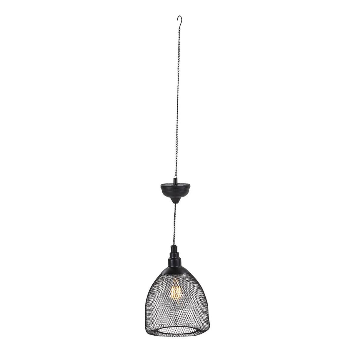 LOFT PEAR - Suspension solaire acier noir H89cm