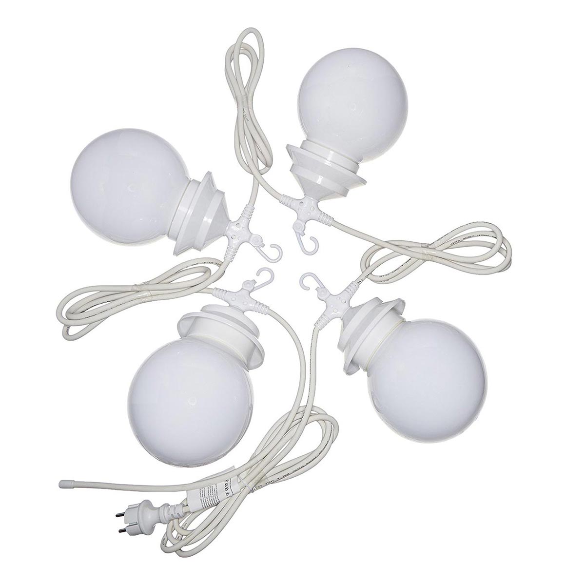 CHERRY-Guirlande E27 caoutchouc blanc 5m (photo) CHERRY-Guirlande E27 caoutchouc blanc 5m