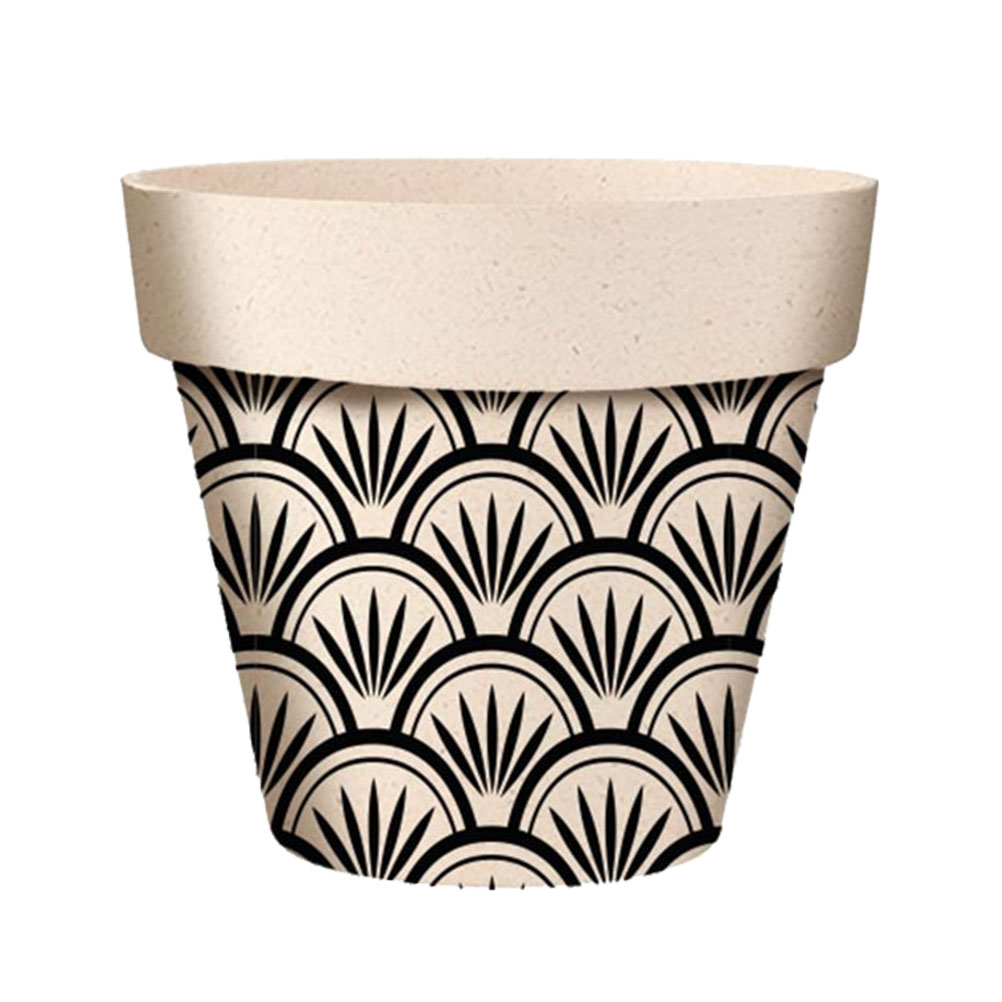 Cache pot en bambou D9,5cm (photo) Cache pot en bambou D9,5cm