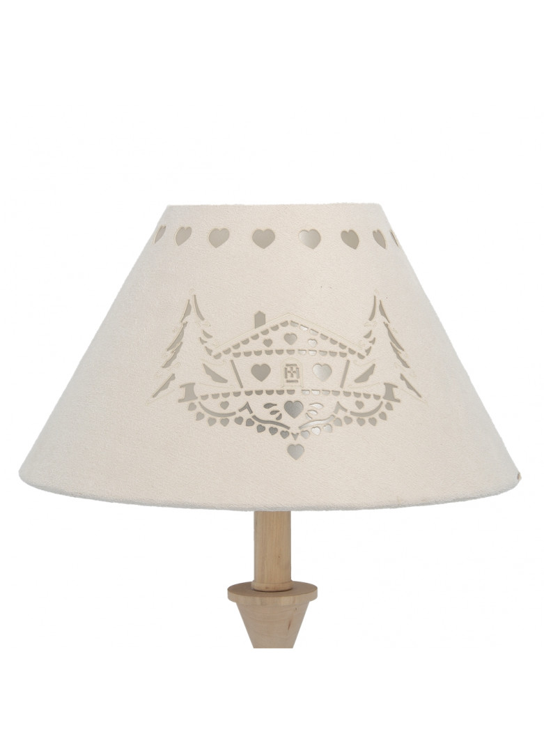Abat-jour conique chalet crème D20cm (photo) Abat-jour conique chalet crème D20cm