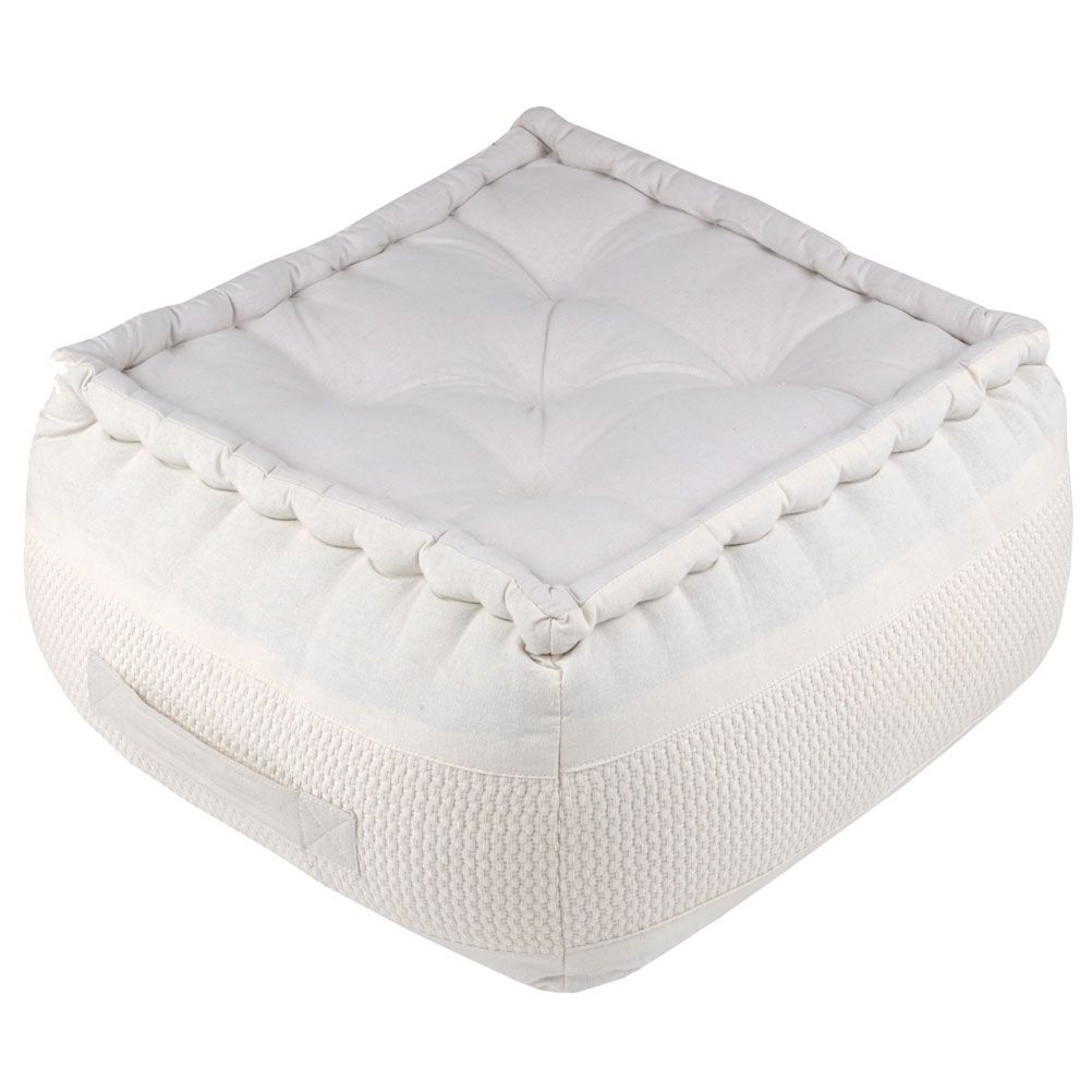 Coussin de sol en coton 40x40 H25cm (photo) Coussin de sol en coton 40x40 H25cm