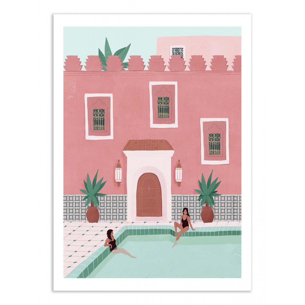 MARRAKECH - MAJA TOMLJANIC - Affiche d'art 50 x 70 cm MARRAKECH - MAJA TOMLJANIC - Affiche d'art 50 x 70 cm